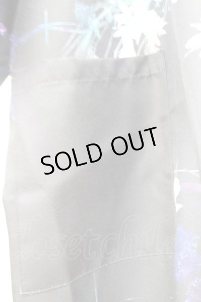 画像6: CIVARIZE / Civilizationフラワー総柄着物カーディガン F ブラックｘブルー T-24-09-13-029-CI-to-YM-ZT165 (6)