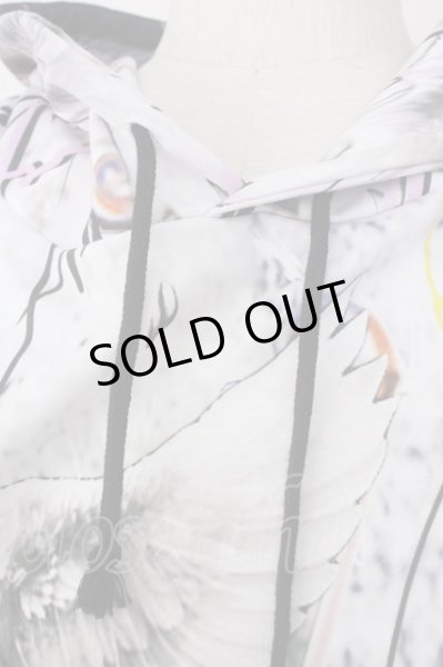 画像5: KMK(KINGLY MASK) / 切り替えBIG　半袖パーカー  ホワイト T-24-09-13-030-KM-to-YM-ZT (5)