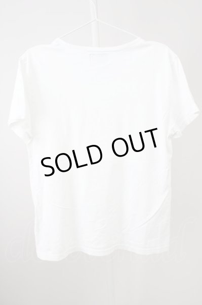 画像2: glamb / パッチワークポイントパッチTシャツ 1 ホワイト T-24-09-13-004-gl-ts-YM-ZT190 (2)