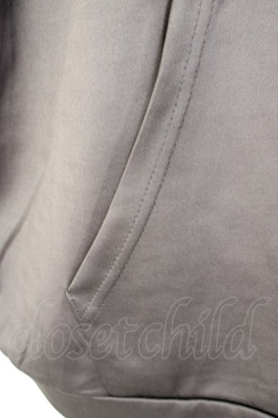 画像5: KMK(KINGLY MASK) / フード切り替え半袖BIGパーカー  ブラックｘブルー T-24-09-13-032-KM-to-YM-ZT165 (5)