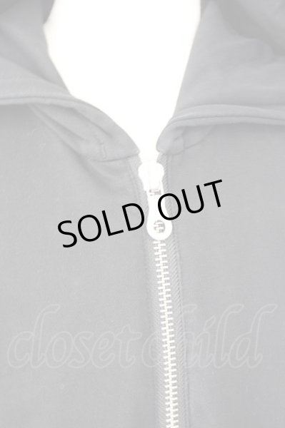 画像4: NO ID. / 裏毛レイヤードアノラックパーカー ONE ブラック T-24-09-13-033-NO-to-YM-ZT166 (4)