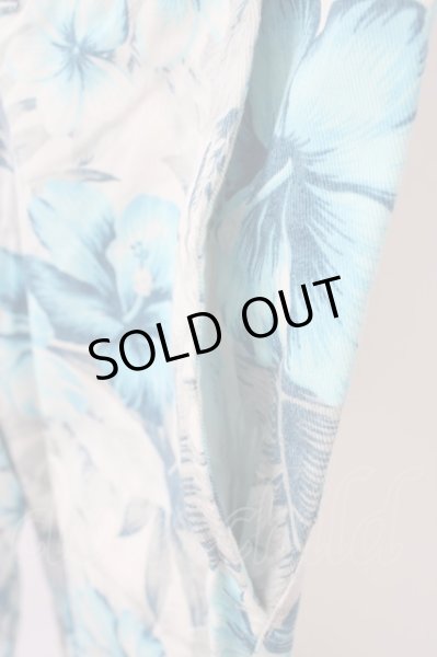 画像6: GOSTAR DE FUGA / トロピカルプリントショートパンツ 44 ブルー T-24-09-13-037-GO-pa-YM-ZT166 (6)