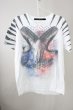 画像1: NO ID. BLACK / グラフィックTEE Tシャツ 1 ホワイト T-24-09-13-008-NO-sh-YM-ZT190 (1)