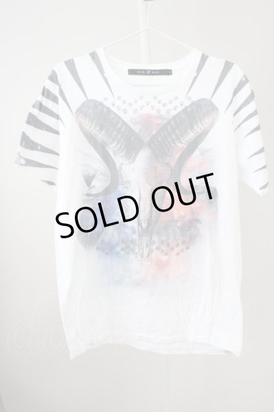画像1: NO ID. BLACK / グラフィックTEE Tシャツ 1 ホワイト T-24-09-13-008-NO-sh-YM-ZT190 (1)