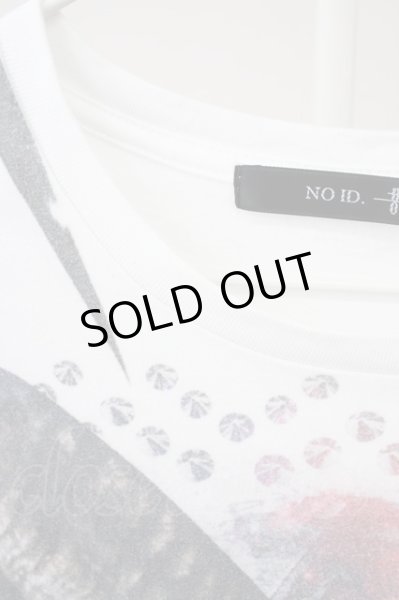 画像3: NO ID. BLACK / グラフィックTEE Tシャツ 1 ホワイト T-24-09-13-008-NO-sh-YM-ZT190 (3)