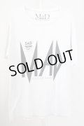 【WINTERセール】Moonage Devilment（清春） / ×THRASHERコラボ 「MAD」 BIG-Tシャツ F ライトグレー T-24-09-13-009-MO-ts-YM-ZT190