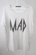画像1: Moonage Devilment（清春） / MADプリントBIG Tシャツ F ベージュ T-24-09-13-010-MO-ts-YM-ZT190 (1)