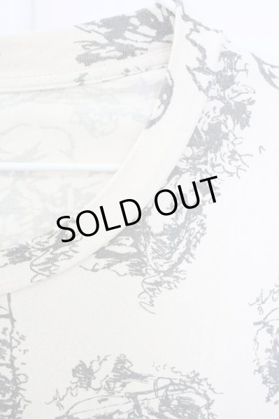 画像3: Moonage Devilment（清春） / エンジェル総柄プリントTシャツ 46 アイボリー T-24-09-13-011-MO-ts-YM-ZT190 (3)