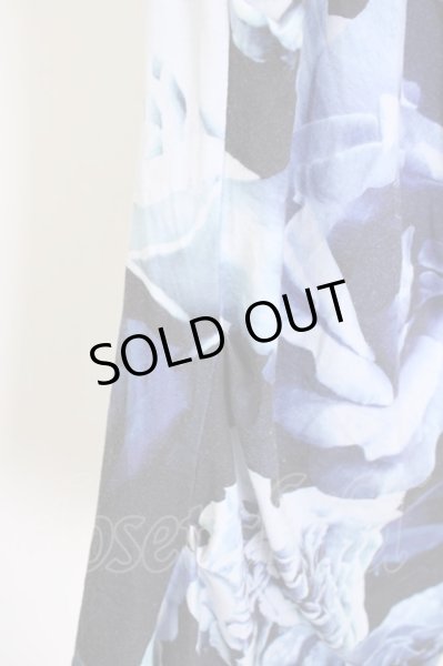 画像5: CIVARIZE / Iris ドレープ花柄Tシャツ 44 ブルー T-24-09-13-015-CI-ts-YM-ZT (5)