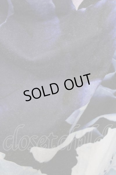 画像6: CIVARIZE / Iris ドレープ花柄Tシャツ 44 ブルー T-24-09-13-015-CI-ts-YM-ZT (6)