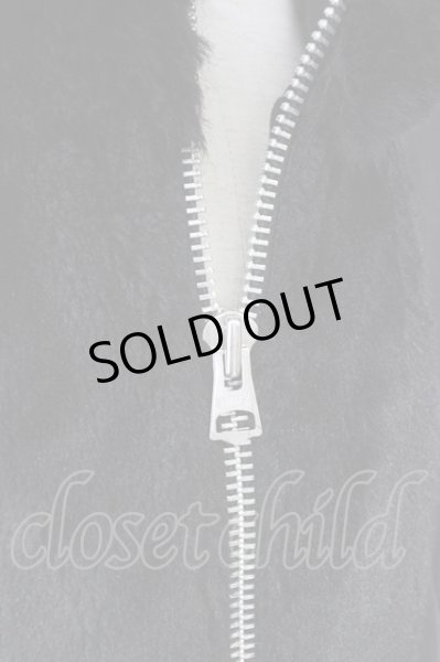 画像7: CIVARIZE / Implicate　フレッシーファブリックパーカー With ファー 44 ブラック T-24-09-24-013-CI-to-YM-ZT (7)