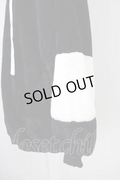 画像3: TRAVAS TOKYO / バックロゴファーパーカー F ブラック T-24-09-24-014-TR-ou-YM-ZT-M125 (3)