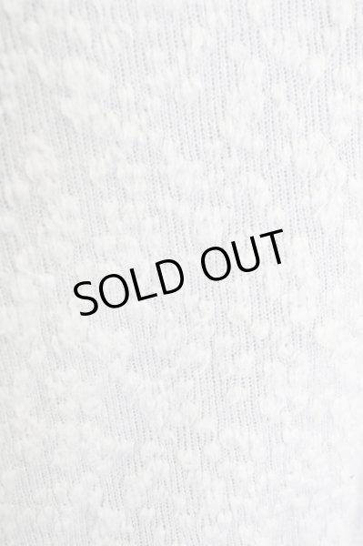 画像5: FranCisT_MOR.K.S. / 立体ジャガードVネックニットソー 3 グレー T-24-09-24-002-Fr-to-YM-ZT375 (5)