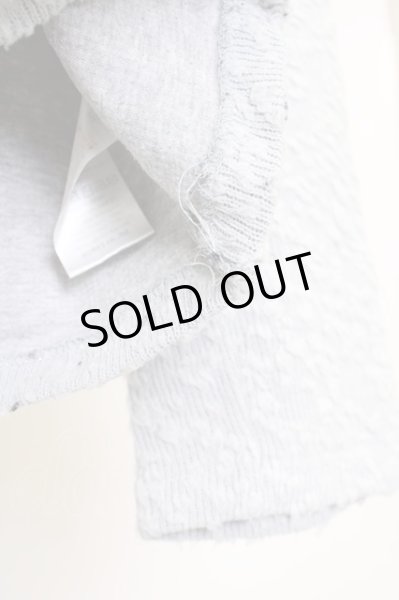 画像7: FranCisT_MOR.K.S. / 立体ジャガードVネックニットソー 3 グレー T-24-09-24-002-Fr-to-YM-ZT375 (7)