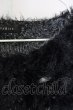画像3: CIVARIZE / バイカラーフェザーヤーンプルオーバーニット’19AW 44 ブラック T-24-09-24-003-CI-to-YM-ZT375 (3)