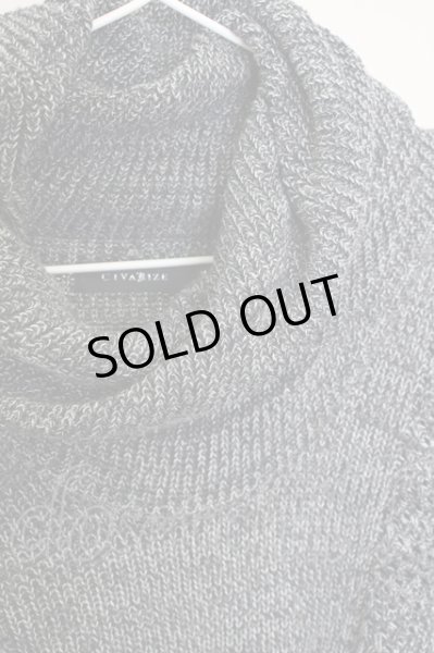 画像3: CIVARIZE / Inner ドレープネックニットソー 44 ミックス T-24-09-24-004-CI-to-YM-ZT375 (3)