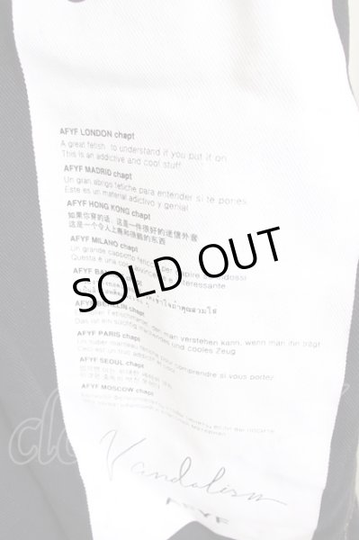 画像4: AFYF（rovtski） / バックパッチ LONG DENIM　Gジャン  ブラック T-24-09-24-008-AF-ou-YM-ZT-M017 (4)