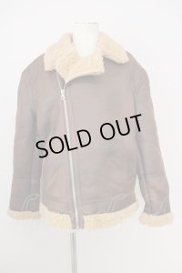 ZARA / 裏ボアPUダブルライダースブルゾン EU L ブラウン T-24-09-24-009-ZA-ou-YM-ZT-ML001