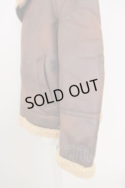 画像3: ZARA / 裏ボアPUダブルライダースブルゾン EU L ブラウン T-24-09-24-009-ZA-ou-YM-ZT-ML001 (3)