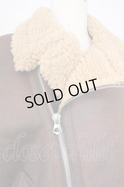 画像4: ZARA / 裏ボアPUダブルライダースブルゾン EU L ブラウン T-24-09-24-009-ZA-ou-YM-ZT-ML001 (4)