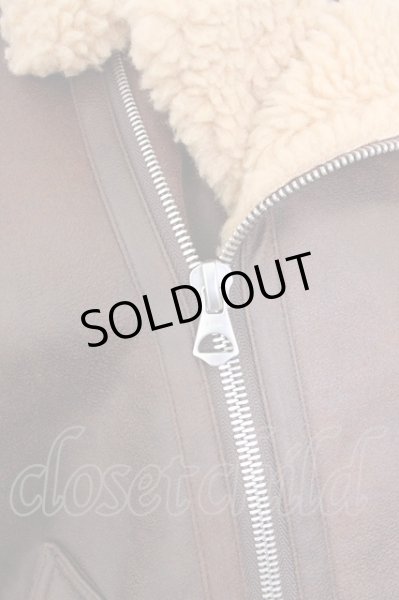 画像7: ZARA / 裏ボアPUダブルライダースブルゾン EU L ブラウン T-24-09-24-009-ZA-ou-YM-ZT-ML001 (7)