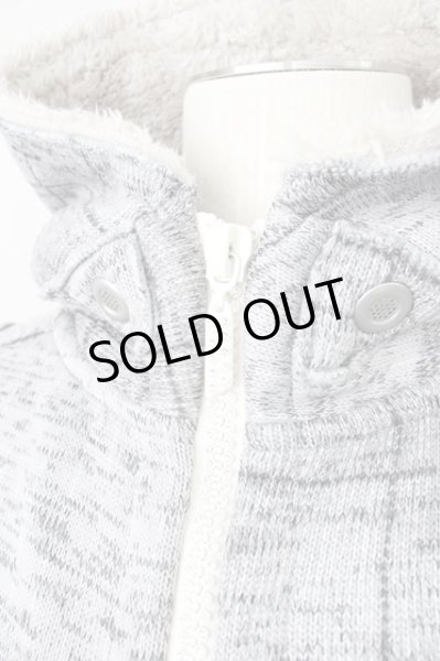 画像4: FranCisT_MOR.K.S. / パッチワークボアパーカー 2 グレー T-24-09-24-011-Fr-to-YM-ZT372 (4)