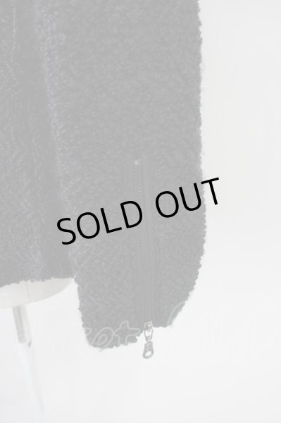 画像3: BUFFALO BOBS / アクリルニットファー襟ブルゾンジャケット 2 ブラック T-24-09-24-012-BU-ja-YM-ZT (3)