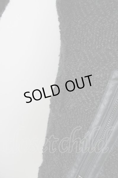 画像6: BUFFALO BOBS / アクリルニットファー襟ブルゾンジャケット 2 ブラック T-24-09-24-012-BU-ja-YM-ZT (6)