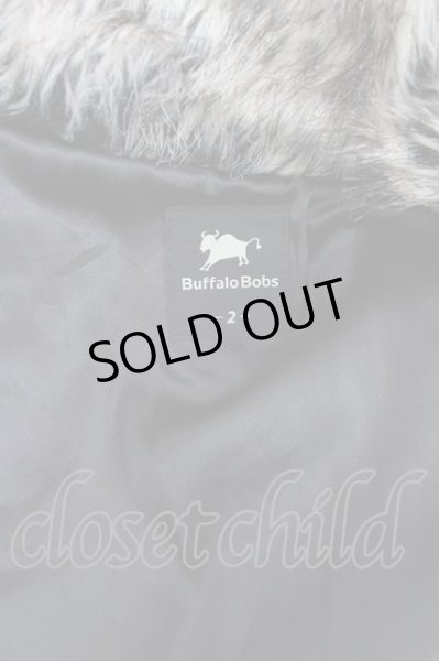 画像9: BUFFALO BOBS / アクリルニットファー襟ブルゾンジャケット 2 ブラック T-24-09-24-012-BU-ja-YM-ZT (9)