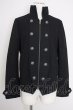 画像1: CIVARIZE / スタンドネックナポレオンジャケット 46 ブラック T-24-09-26-015-CI-ja-YM-ZT-M130 (1)