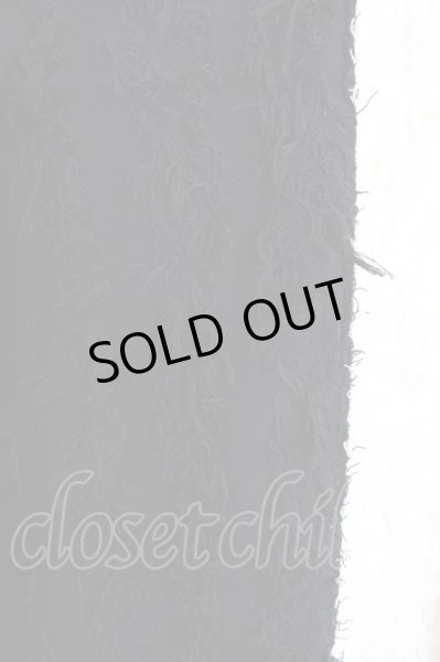 画像5: CIVARIZE / バイカラーフェザーヤーンニットプルオーバー F ブラックｘホワイト T-24-09-26-002-CI-to-YM-ZT470 (5)