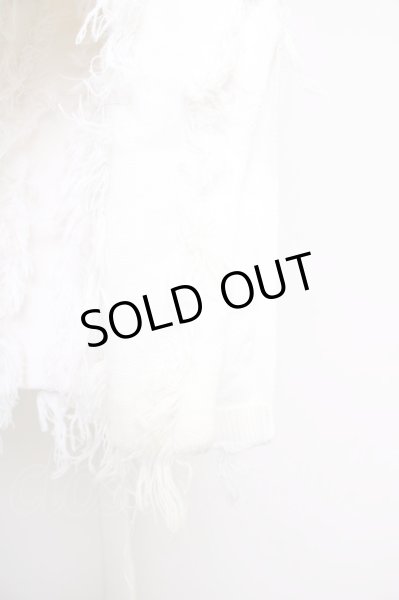 画像6: CIVARIZE / バイカラーフェザーヤーンニットプルオーバー F ブラックｘホワイト T-24-09-26-002-CI-to-YM-ZT470 (6)