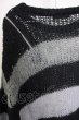 画像7: CIVARIZE / ショルダーZIPボーダーニット F ブラックｘホワイト T-24-09-26-003-CI-to-YM-ZT419 (7)