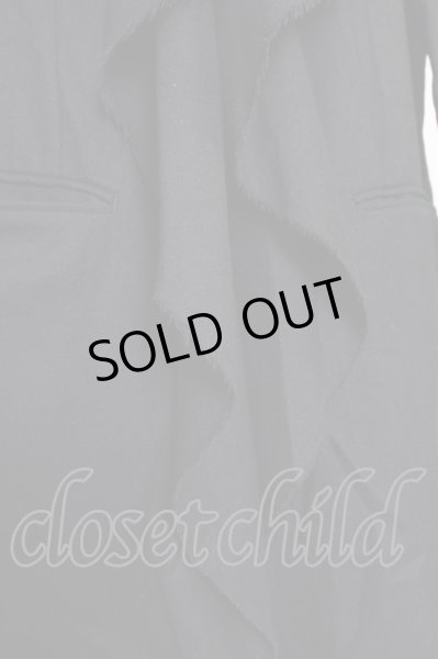 画像7: DIET BUTCHER SLIM SKIN / アンゴラドレープジャケット  ブラック T-24-09-26-005-DI-ja-YM-ZT359 (7)