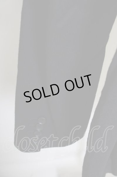 画像8: DIET BUTCHER SLIM SKIN / アンゴラドレープジャケット  ブラック T-24-09-26-005-DI-ja-YM-ZT359 (8)