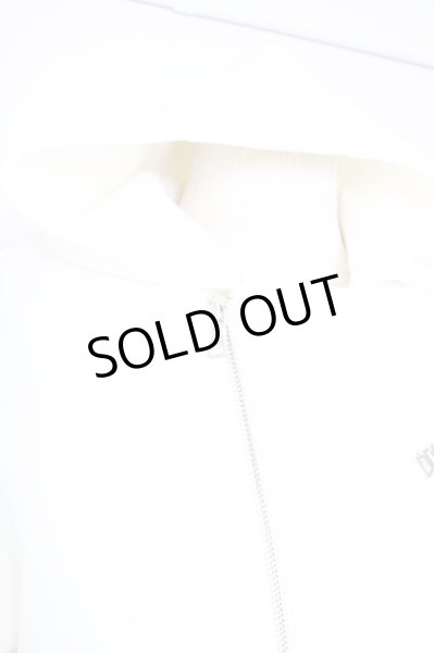 画像4: CavariA / フード付きボンディングライダースジャケット 46 ホワイト T-24-09-26-007-Ca-ja-YM-ZT013 (4)