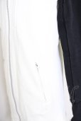 画像4: 【WINTERセール】CIVARIZE / ファー付きヘビーウェイトハイネックパーカー 44 ホワイトｘブラック T-24-09-26-008-CI-ou-YM-ZT-M130