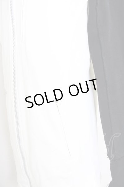 画像4: CIVARIZE / ファー付きヘビーウェイトハイネックパーカー 44 ホワイトｘブラック T-24-09-26-008-CI-ou-YM-ZT-M130 (4)