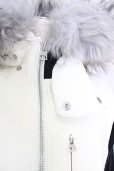 画像5: 【WINTERセール】CIVARIZE / ファー付きヘビーウェイトハイネックパーカー 44 ホワイトｘブラック T-24-09-26-008-CI-ou-YM-ZT-M130