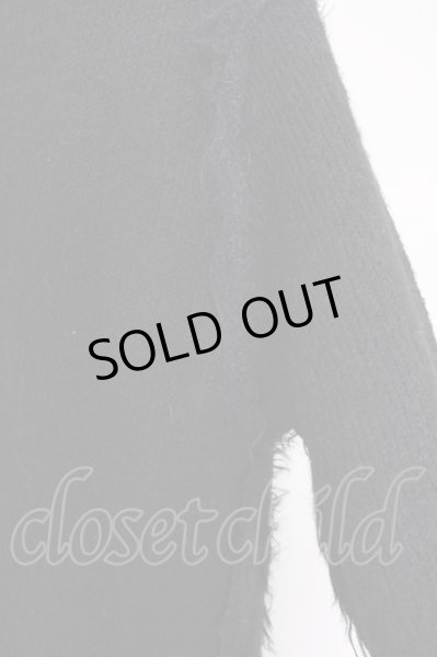 画像3: CIVARIZE / 接結フード付き変形ニットロングパーカー 46 ブラック T-24-09-26-013-CI-ja-YM-ZT465 (3)