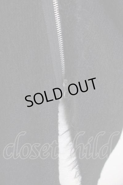 画像6: CIVARIZE / 接結フード付き変形ニットロングパーカー 46 ブラック T-24-09-26-013-CI-ja-YM-ZT465 (6)