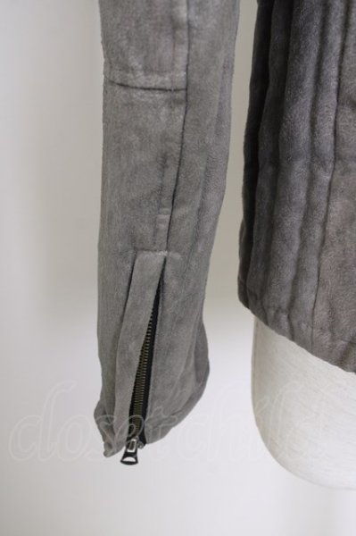 画像3: TORNADO MART / マイクロスエード（ダウン）ジャケット L グレー T-24-10-08-012-TO-ou-YM-ZT-M001 (3)