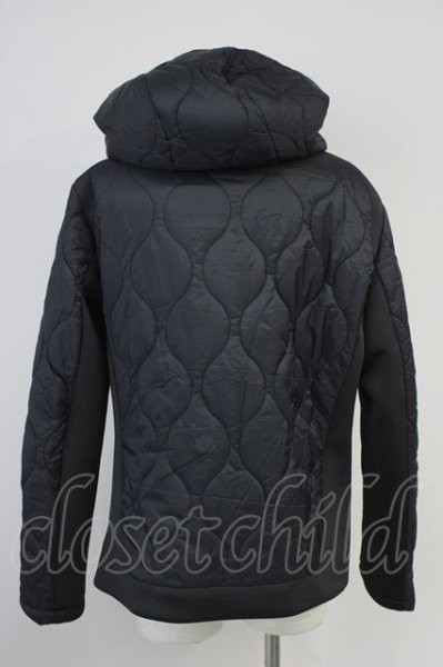 画像2: TORNADO MART / 中綿キルトハイブリッドブルゾン LL ブラック T-24-10-08-014-TO-ou-YM-ZT-M001 (2)