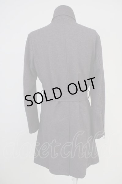 画像2: TORNADO MART / ウールツイルドレープコート M ボルドー T-24-10-08-015-TO-ou-YM-ZT (2)