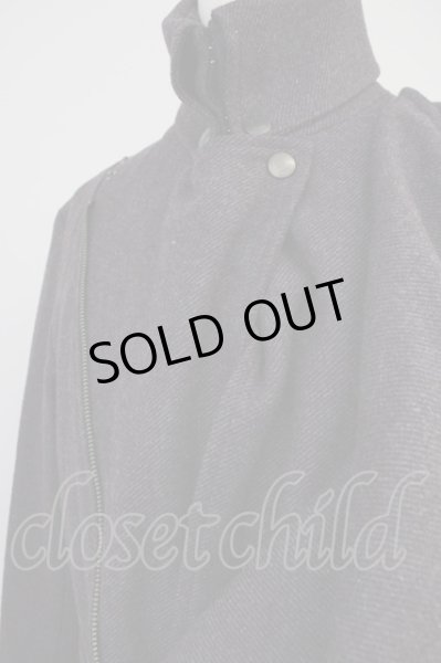 画像5: TORNADO MART / ウールツイルドレープコート M ボルドー T-24-10-08-015-TO-ou-YM-ZT (5)