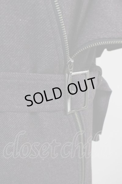 画像6: TORNADO MART / ウールツイルドレープコート M ボルドー T-24-10-08-015-TO-ou-YM-ZT (6)