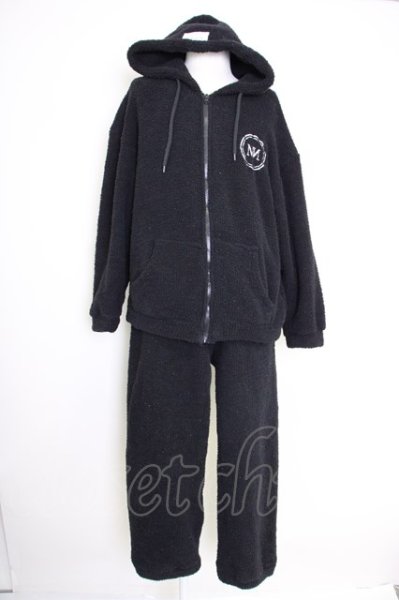 画像1: NIL DUE / NIL UN TOKYO / PLUG ZIP HOOD セットアップ M/L ブラック T-24-10-08-004-NI-za-YM-ZT211 (1)