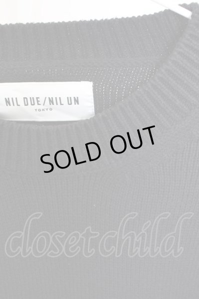 画像3: NIL DUE / NIL UN TOKYO /  LONG SLEEVE ニット M ブラック T-24-10-08-001-NI-za-YM-ZT359 (3)