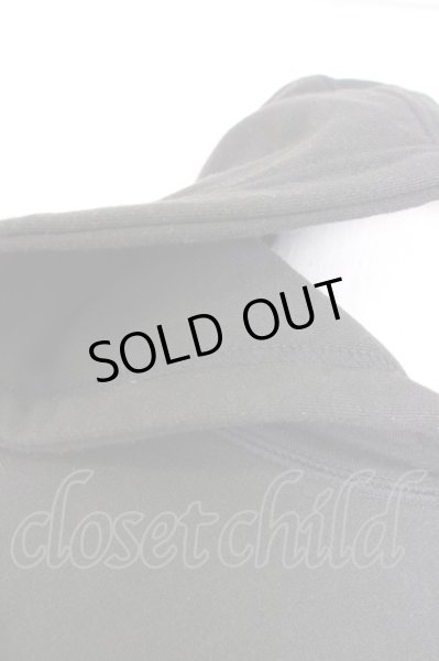 画像8: SNKD【REITA】 / ABERRANT 裏起毛パーカー  ブラック T-24-10-08-005-SN-to-YM-ZT (8)