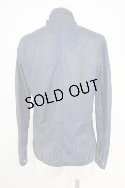 画像2: TORNADO MART / ヘアラインシングルライダースジャケット L ネイビー T-24-10-08-009-TO-ja-YM-ZT (2)